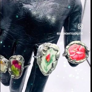 Rescued Vintage China, Reimagined as Heirloom Rings
